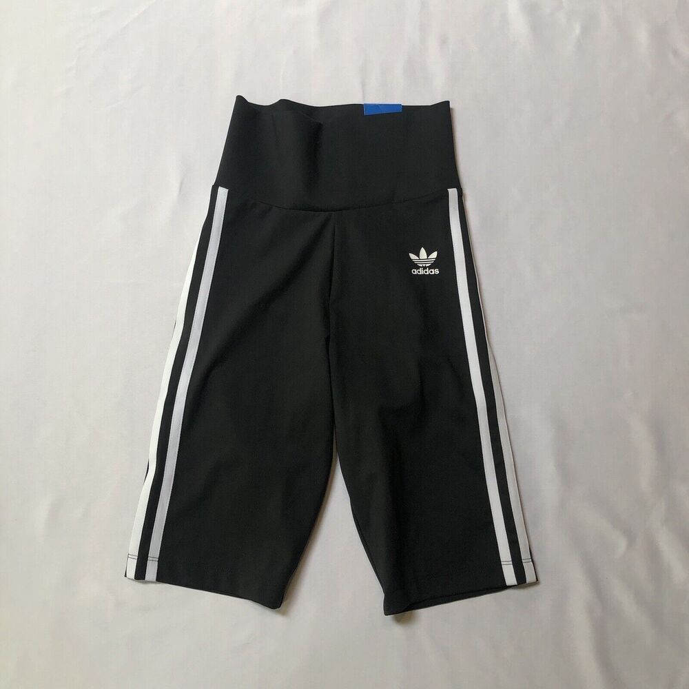 adidas Originals Women's HW Short Tights Black Size XXS Style GN2842